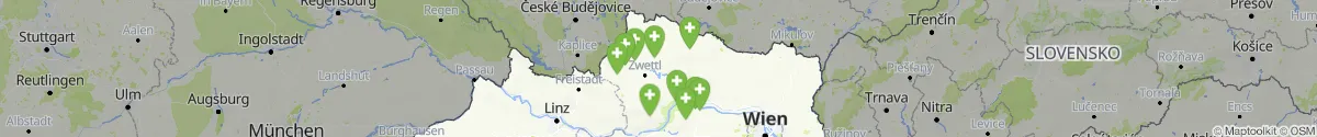 Kartenansicht für Apotheken-Notdienste in der Nähe von Zwettl-Niederösterreich (Zwettl, Niederösterreich)